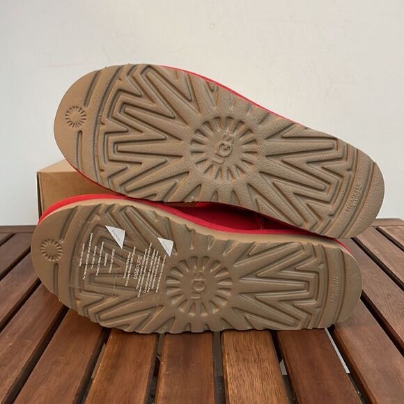 UGG Classic Ultra Mini Booties Red US Women Size 6/UK 4/EU 37(Box without lid) - Picture 10 of 15